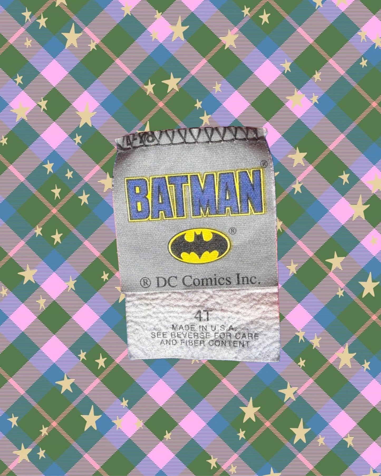 1998 vintage batman graphic t-shirt